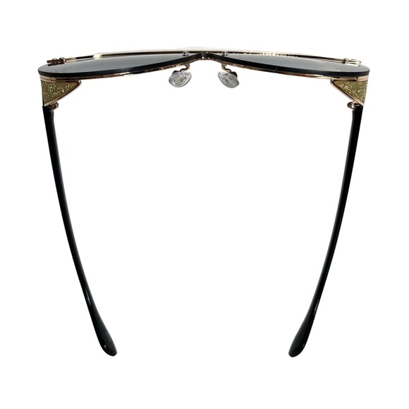 SUNGLASSES Fashion Black Gold Smokey Lenses Summer Vacation Beach Glasses - Picture 6 of 16